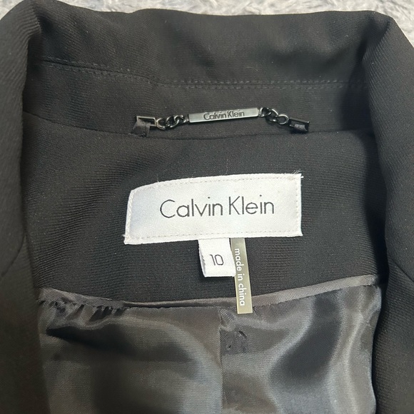 Calvin Klein Black Pantsuit Timeless Professional Design - Picture 4 of 17
